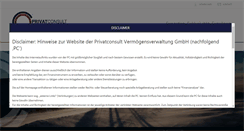 Desktop Screenshot of privatconsult.com